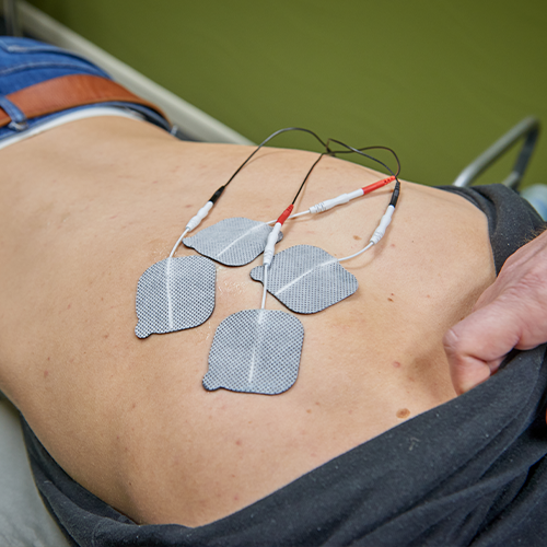 Electrical Muscle Stimulation Therapy for back pain